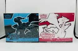 Pokemon Black Bolt and White Flare Pokemon Center ETB Sealed Elite Trainer Boxes - Image 1