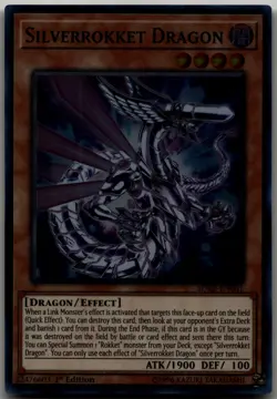 Silverrokket Dragon Super Rare Structure Deck: Rokket Revolt SDRR-EN001 LP - Image 1