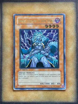 Yugioh Brron, Mad King of Dark World EEN-EN022 Ultimate Rare 1st Ed MP - Image 1