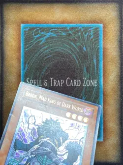 Yugioh Brron, Mad King of Dark World EEN-EN022 Ultimate Rare 1st Ed MP - Image 3