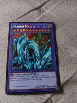 1x Yu-Gi-Oh! Dragon Master Knight LCKC-EN065 Secret Rare Unlimited NM - Image 1
