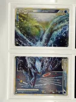Pokemon Card Lugia Legend Top and bottom - Image 1