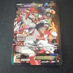Pokemon TCG Team Magma's Groudon EX Double Crisis Card 15/34 No - Image 1