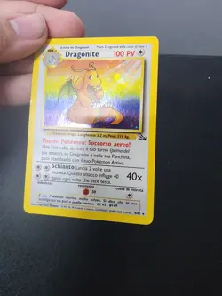 Pokemon TCG 1999 Italian Fossil Dragonite Holo Card 4/62 - Image 2