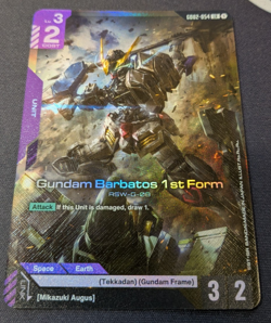 Gundam Barbatos 1st Form GD02-054 LR (GUNDAM CARD GAME) - Image 1
