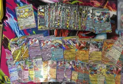 146 Ex Pokemon Card Lot Pikachu, Latias, Mega, Eeveeolution - Image 1