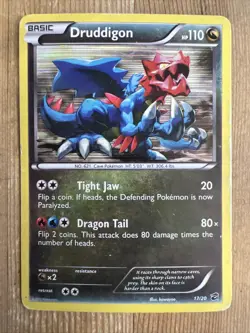 Druddigon 17/20 Dragon Vault Pokemon Holo Trading Card HP #2 - Image 1