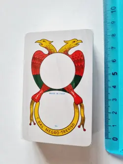 CARTE DA GIOCO SIGILLATE NAPOLETANE DAL NEGRO VINTAGE 80s PLAYING CARDS NEW - Image 5