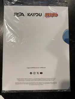 Sealed December 2025 PSA Magazine Kayou Exclusive Naruto Uzumaki Promo Card - Image 2