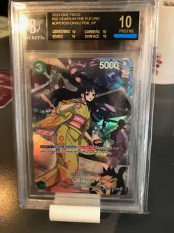BGS 10 Black Label One Piece Card OKIKU SP OP01-035 ENGLISH - Image 1