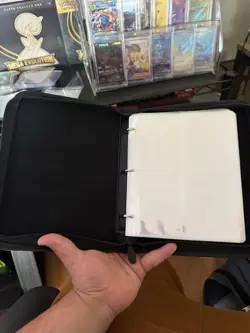TCG Card Binder 4 Pocket Sheets Holds 400 TCG Cards with Zipper - Image 2