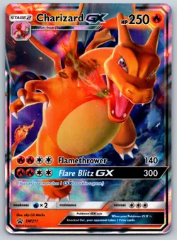 Charizard GX - SM211 SM Promos NM Pokemon Card TCG - Image 1