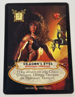 Hyborian Gates CCG TCG Dragons Eyes Promo Card By Cardz Boris Vallejo 1995 Rare - Image 1
