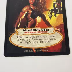 Hyborian Gates CCG TCG Dragons Eyes Promo Card By Cardz Boris Vallejo 1995 Rare - Image 2