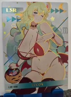 Lucoa LSR Card Goddess Story Anime CCG Goddess Of Power Waifu LSR-008 - Image 2