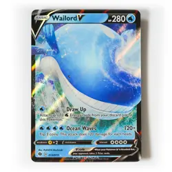 Pokemon - Wailord V - 013/073 - SWSH Champions Path - Half Art Card - Image 1