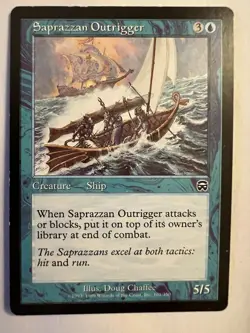 MTG Magic the Gathering Saprazzan Outrigger (101/350) Mercadian Masques NM - Image 1