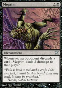 Megrim - 10th Edition #157/383 MTG Magic The Gathering - Image 1