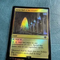 Great Hall of the Citadel Universes Beyond: LOTR Common Foil NM MTG - Image 3
