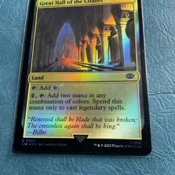 Great Hall of the Citadel Universes Beyond: LOTR Common Foil NM MTG - Image 5