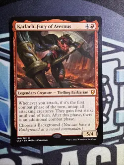 Karlach, Fury of Avernus Commander Legends: Battle for Baldur's Gate Regular LP - Image 1