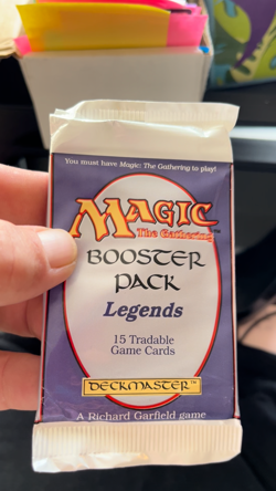 Magic the Gathering Legends Booster Factory Sealed - Image 2