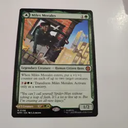 Miles Morales Marvel's Spider-Man Regular Magic The Gathering MTG - Image 1