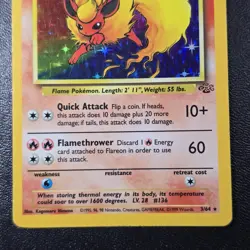 (Legendary Collection) Pokemon FLAREON Card Set 10/110 Holo Rare.MP+ - Image 4