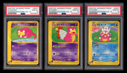 PSA 10 Set Slowpoke Slowbro Slowking Trainers Magazine T Promo Pokemon Cards - Image 1