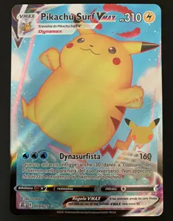 Pikachu Surf VMAX 009/025 NMINT Pokemon Gran Festa ITA Celebrations 25th Anniv - Image 1