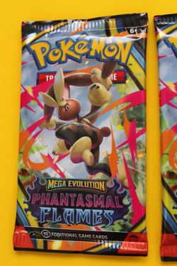 POKEMON MEGA EVOLUTION PHANTASMAL FLAMES 2 BOOSTER PACKS SEALED - Image 2