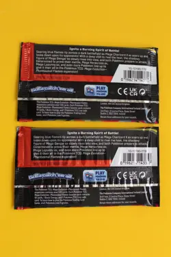 POKEMON MEGA EVOLUTION PHANTASMAL FLAMES 2 BOOSTER PACKS SEALED - Image 4