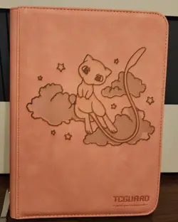 pokemon Laser Engraved 9 Pocket Mew Binder (Made To Order) - Image 1