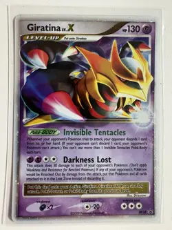 Pokemon TCG Giratina LV.X DP38 Black Star Promo Diamond and Platinum - Image 1