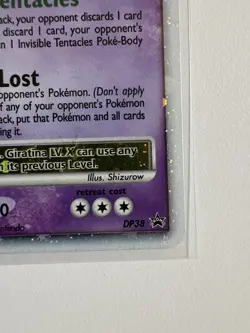 Pokemon TCG Giratina LV.X DP38 Black Star Promo Diamond and Platinum - Image 5
