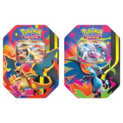 Pokemon TCG: Mega Charizard Tin CASE (6) Presale 2/4/26 - Image 1