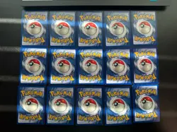 Pokemon TCG Base Set Shadowless Common Uncommon Lot Of 15 - Image 2