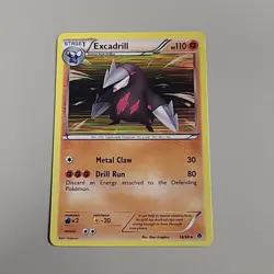 Pokemon TCG Excadrill 56/98 Holo Rare BW Emerging Powers - Image 1