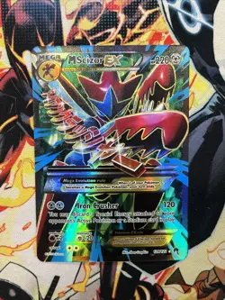 M Scizor EX (Full Art) 120/122 Pokemon XY Breakpoint English NM/LP+ Mega - Image 1
