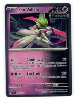 Pokemon Temporal Forces Iron Valiant - 079/162 - Cosmos Holo EXCLUSIVE - Image 1