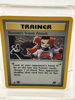 Rocket's Sneak Attack 1st Edition - 16/82 - Pokemon Team Rocket Holo Rare NM - Image 2