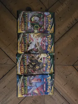 Pokemon Evolving Skies - 4x Loose Sealed Booster Packs - Authentic - Image 1