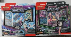 Pokemon TCG - Rival Battle Decks Marnie and Steven. Morpeko and Beldum IRs - Image 1