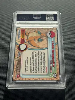 2000 Pokemon Topps Chrome Dragonite #149 - PSA 9 Mint - Image 2