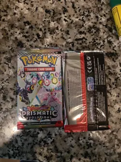 2X Pokemon TCG Prismatic Evolutions Booster Packs - Brand New, Unweighed, Lot - Image 2