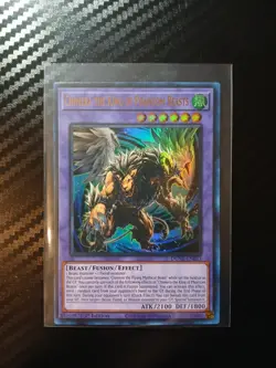 Yugioh! LP Chimera the King of Phantom Beasts - DUNE-EN033 - Ultra Rare - 1st Ed - Image 1