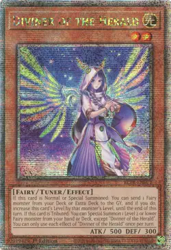 Diviner of the Herald (Quarter Century Secret Rare) - 1st Edition - BLTR-EN07... - Image 1