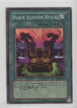 Black Illusion Ritual YuGiOh Magic Ruler #MRL-051 2002 - Image 1