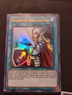 YuGiOh! Crossout Designator MP21-EN258 Ultra Rare 1st Ed - Image 1