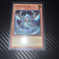 Yugioh 1x Snake-Eye Ash Ultimate Rare (UTR) OP25-EN002 OTS Tournament Pack 25 NM - Image 1